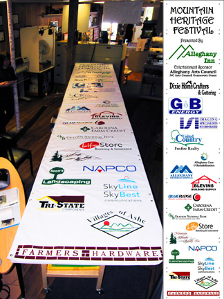 20' 2010 Mountain Heritage Banner by Imaging Specialists